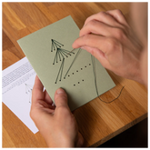 DIY Stickwerk Faltkarte – Schneeflocke – Fidea Design